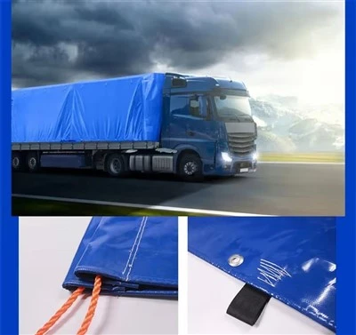 Coberta impermeable de lona de camions recoberta de PVC